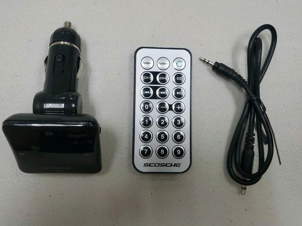 Scosche Universal Digital FM Frequencies Transmitter w/ SD Card Reader
