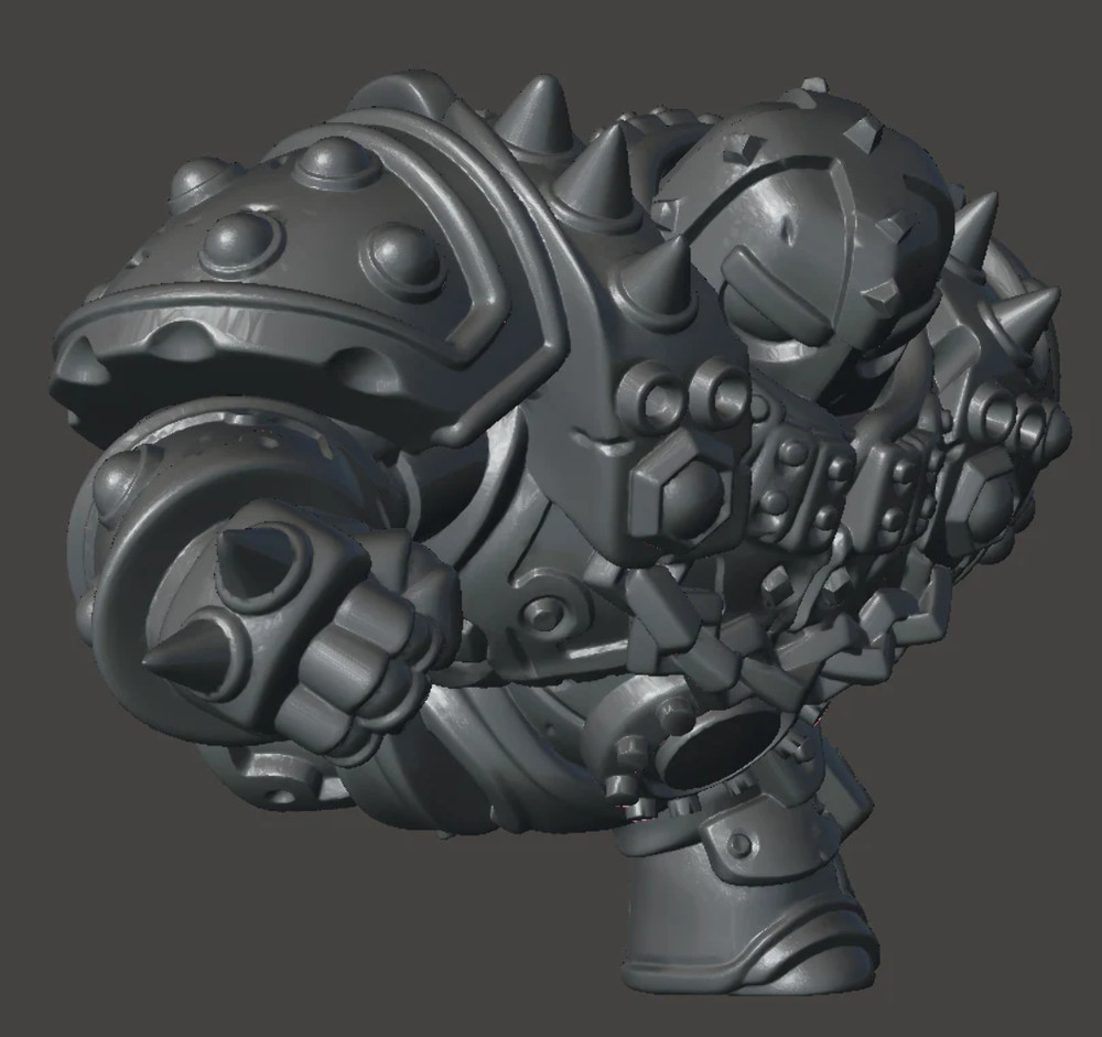 Capsule Chibi - Steel Golem (Running)