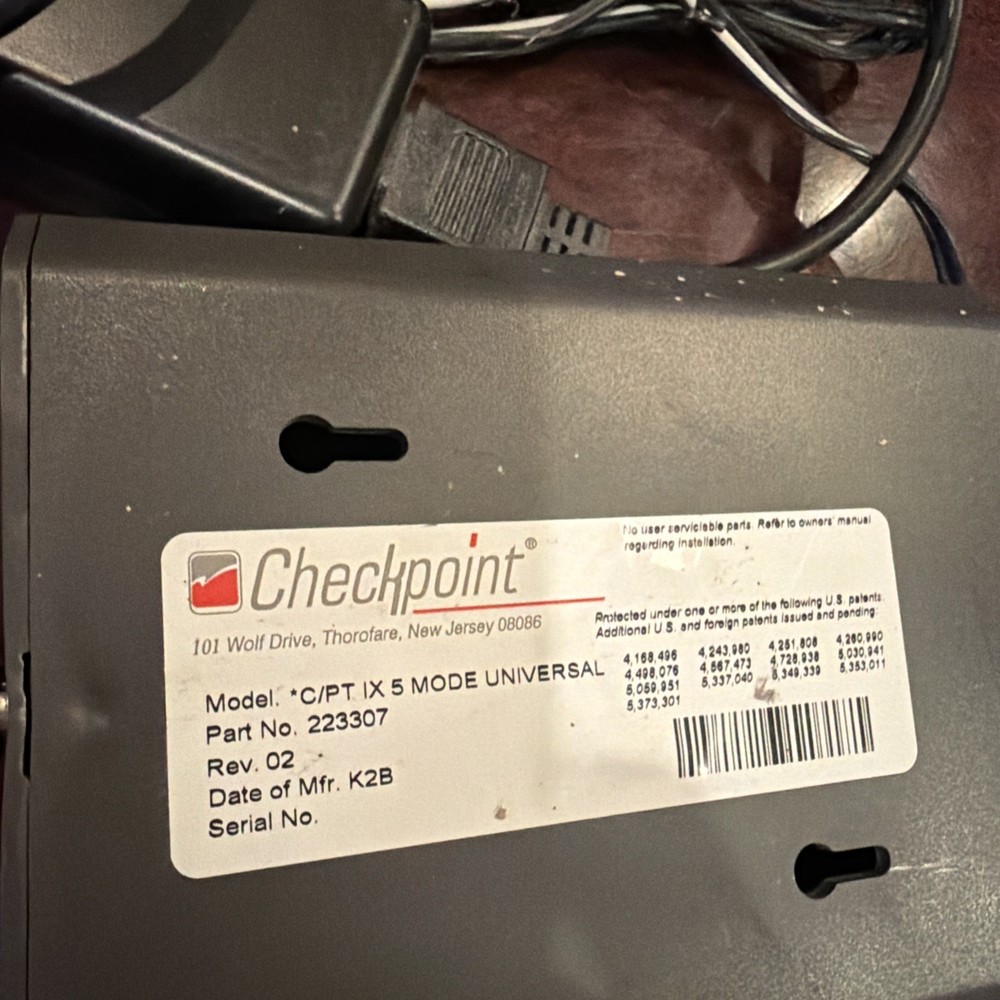 2 CHECKPOINT Counterpoint C/PT IX 5 MODE With Power Adapter