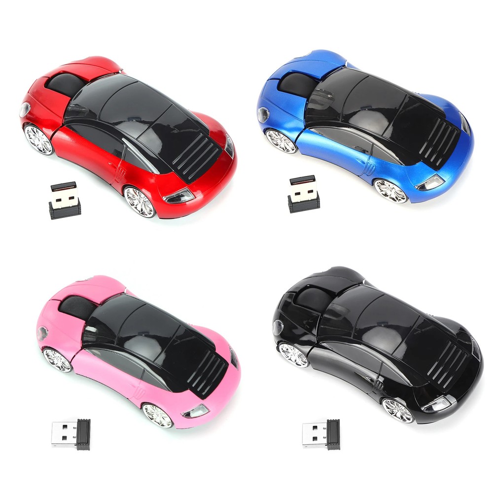 Computer Mouse Laptop Mouse Smart CarShaped Portable 2.4G Cordless Mouse with US