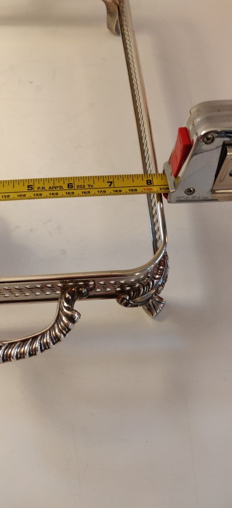 Wm Rogers Silver plated Casserole With Pyrex Glass Insert