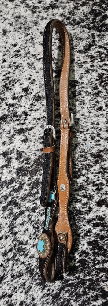 Hair On Hide No Ear Headstall