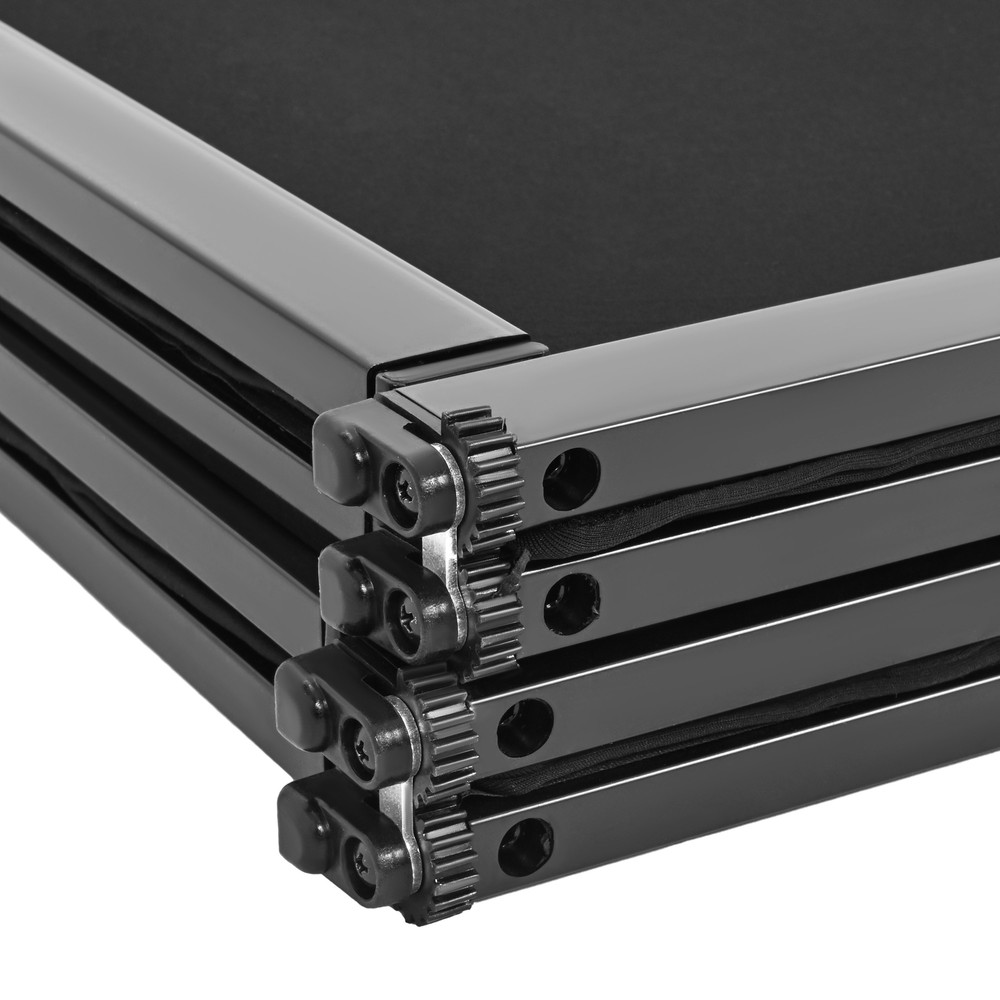DJ Foldable Booth Panels 4-Panel Black Portable Facade Event Booth Panels