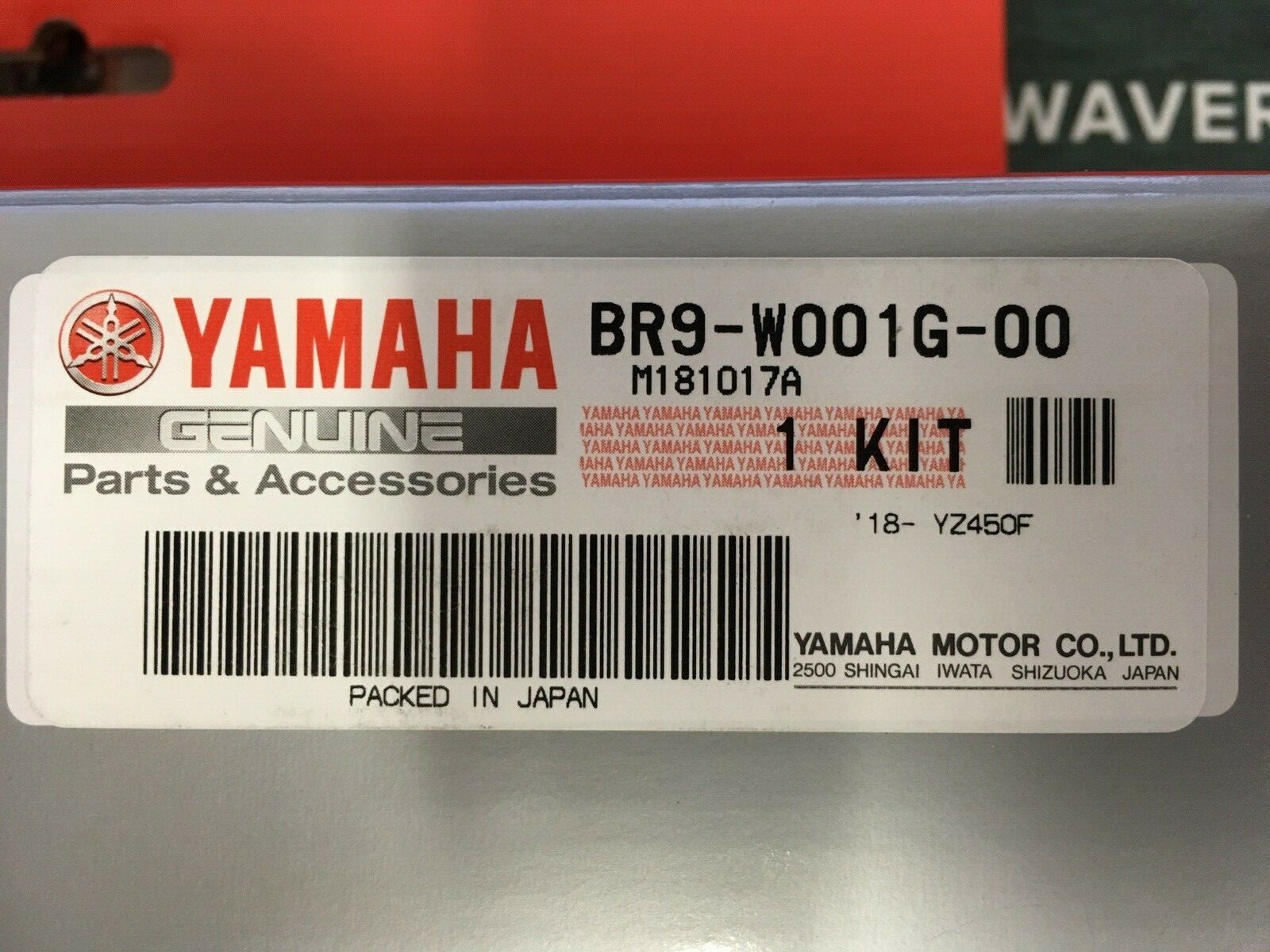 BR9-W001G-00-00 OEM Yamaha 2018 - 2022 YZ450F Clutch Plate Kit w/Springs + Gskt