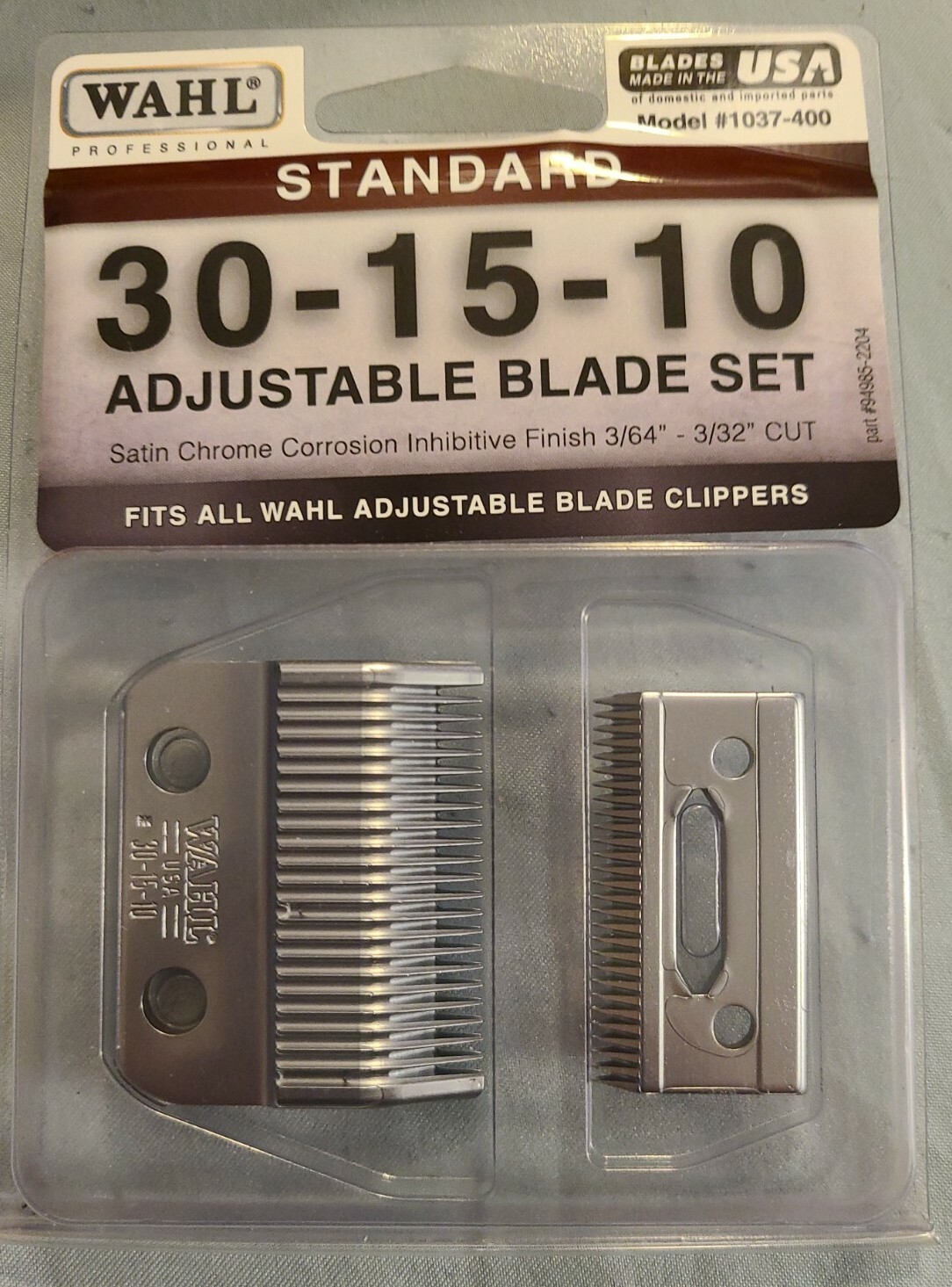 NEW Wahl Adjustable #30-15-10 Standard Clipper Replacement Blade