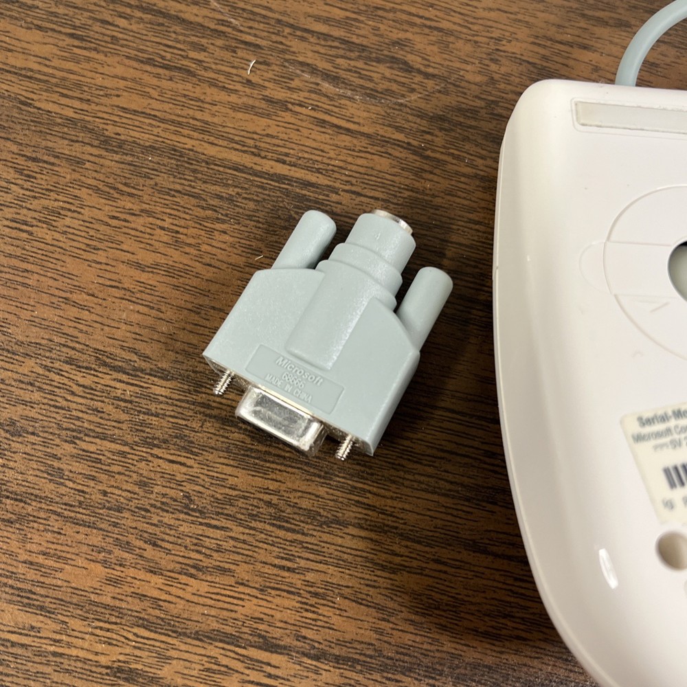 Microsoft Parallel Mouse Port Compatible roller ball 2.0 58264 C3KAZB1