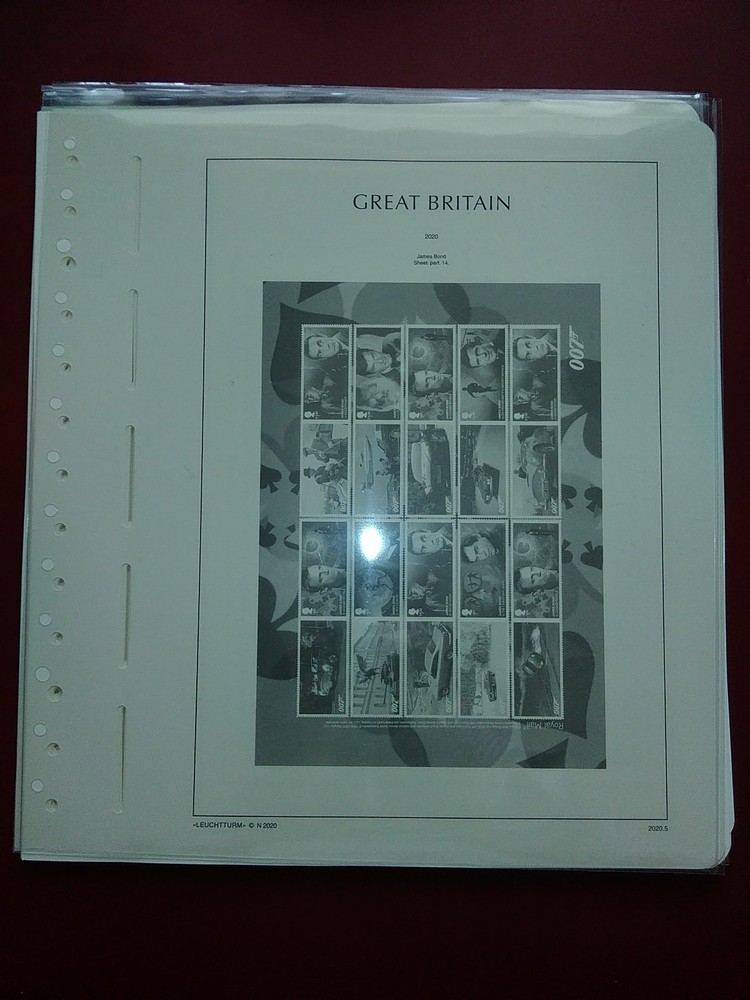 LIGHTHOUSE Commemorative Hingeless album pages Great Britain 2020 Used R2020