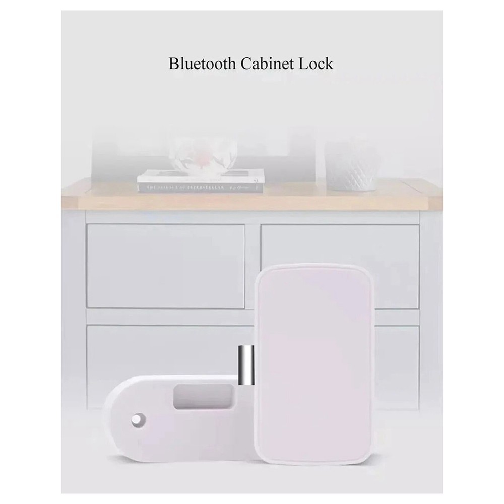 Tuya Lock Bluetooth Drawer Lock, Security Cabinet Electronic Lock Keyless4581