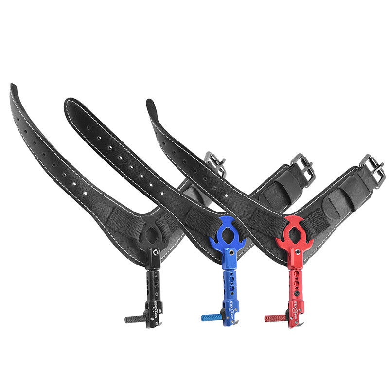 Archery Release Aids 360° Buckle Trigger Wrist Strap Compound Bow Hunting Shoot