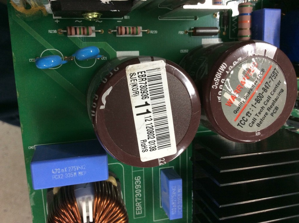 LG Refrigerator Main Control Board part# ebr73093611