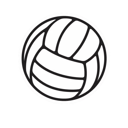 Volleyball Sticker Decal