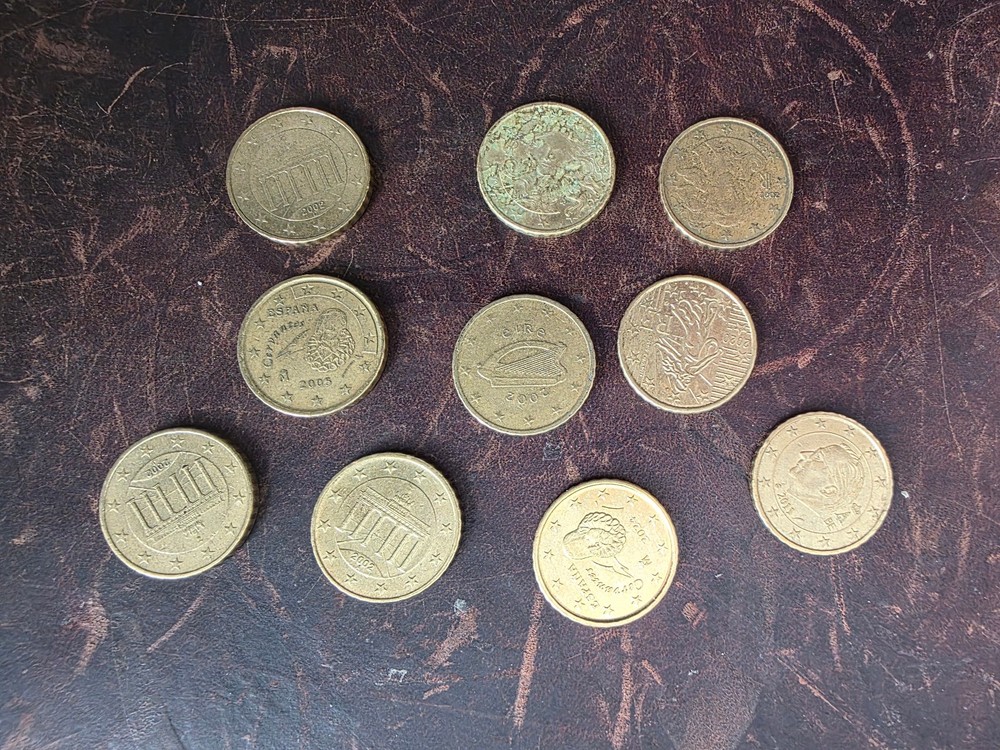SET 20 euro cent x 10 coins