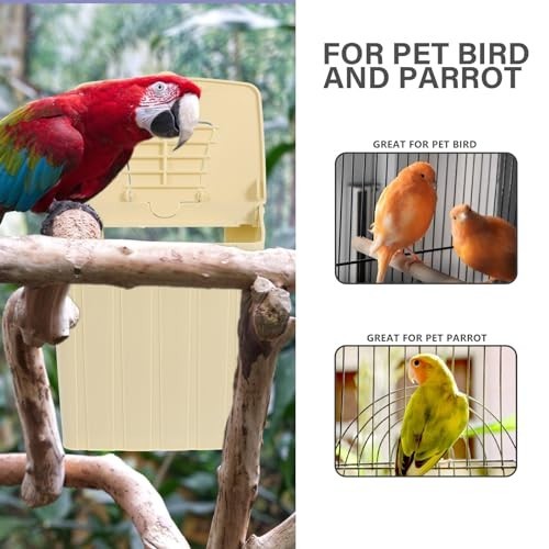 12 Pcs Plastic Bird Nesting Boxes for Small Birds - Indoor Breeding & Hatching H