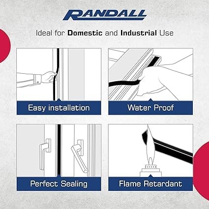 Grey Highly Compressable Foam Self Adhesive Weatherstrip (1/4" Thick x 3/4" W...