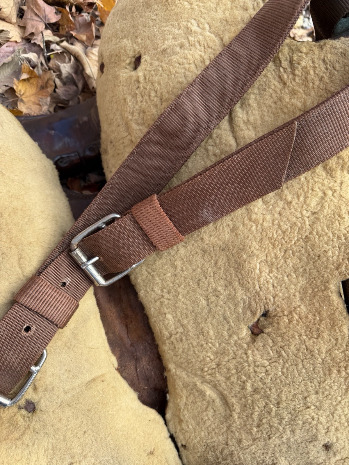 Western Saddle Décor – Rustic Cabin Display – Tooled Leather 15” VERY NICE DECOR