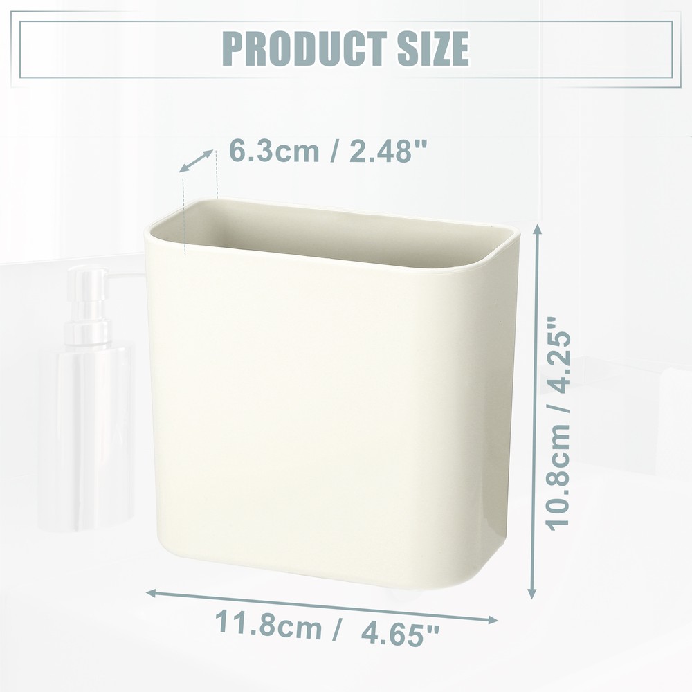 Wall Mount Toothbrush Holder Stand for Bathroom for Toothbrush Toothpaste