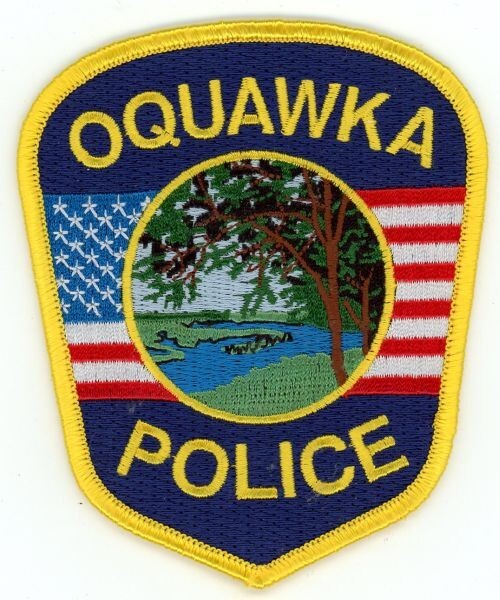 ILLINOIS IL OQUAWKA POLICE NICE SHOULDER PATCH SHERIFF