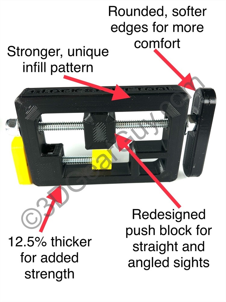 Rear Sight Tool &Front Sight Tools for Glock, Installation & Removal Press Tool