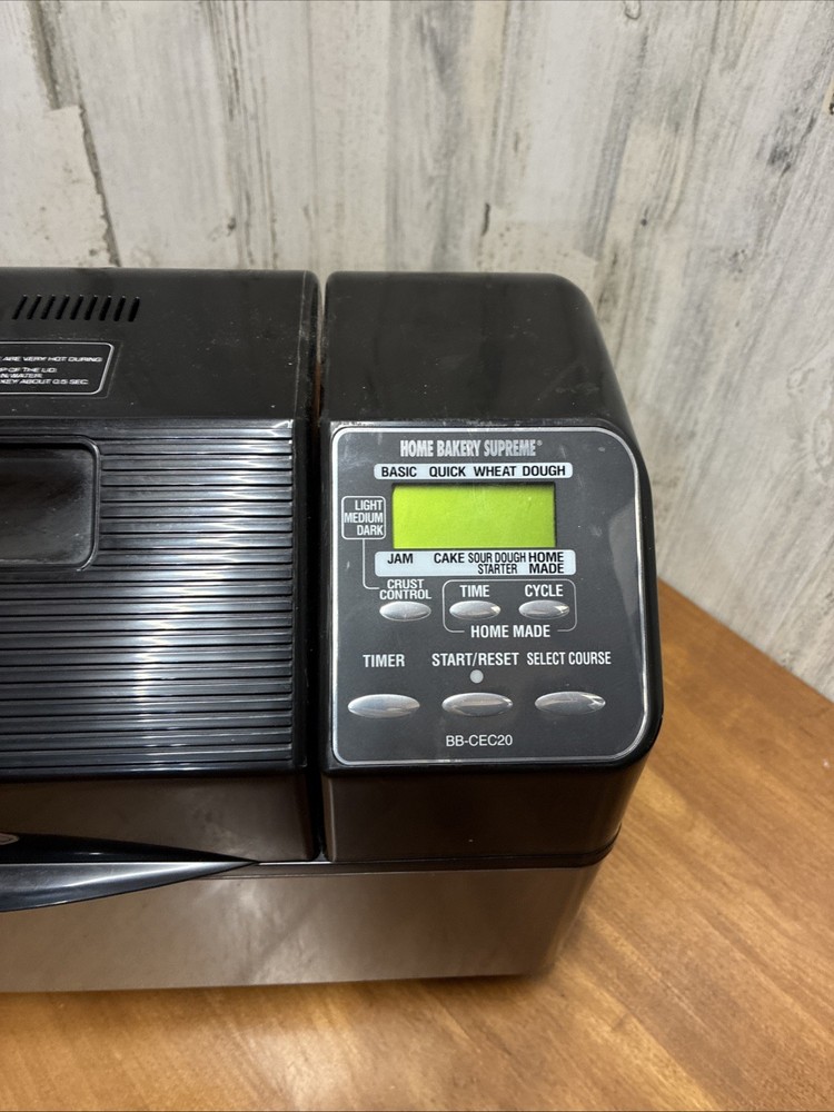 Zojirushi - Bread Machine Home Bakery Supreme Breadmaker Model: BB-CEC20 Works