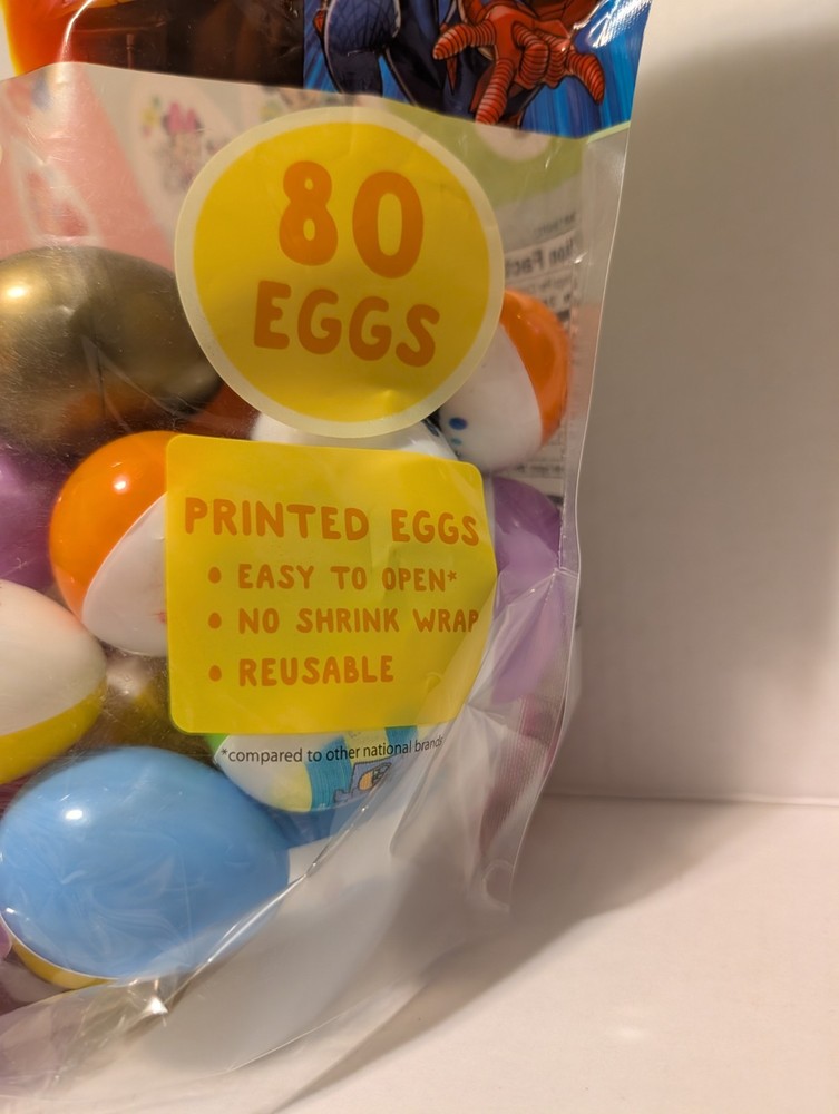 Disney Pixar Star Wars Marvel Easter Egg Hunt Candy Stickers 80 Count