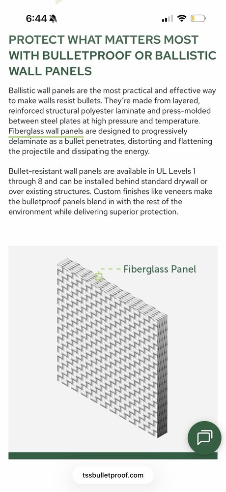 Kevlar Ballistic Level 2 Panel (Made With Kevlar)