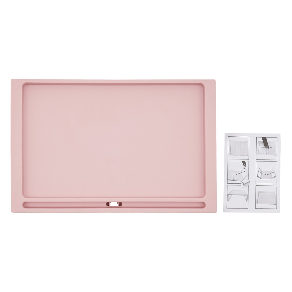 6 Set Lap Desks Foldable Laptop Desk Tray Table Computer Bed Stand Pink