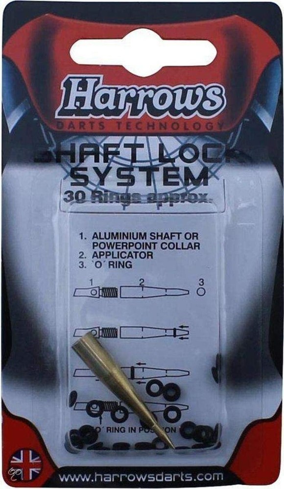 Harrows Shaft Lock System with O-Rings