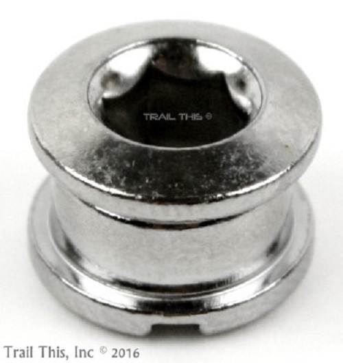 5-Count Set of Origin8 Chrome Single-Speed Fixed Gear BMX Track Chainring Bolts