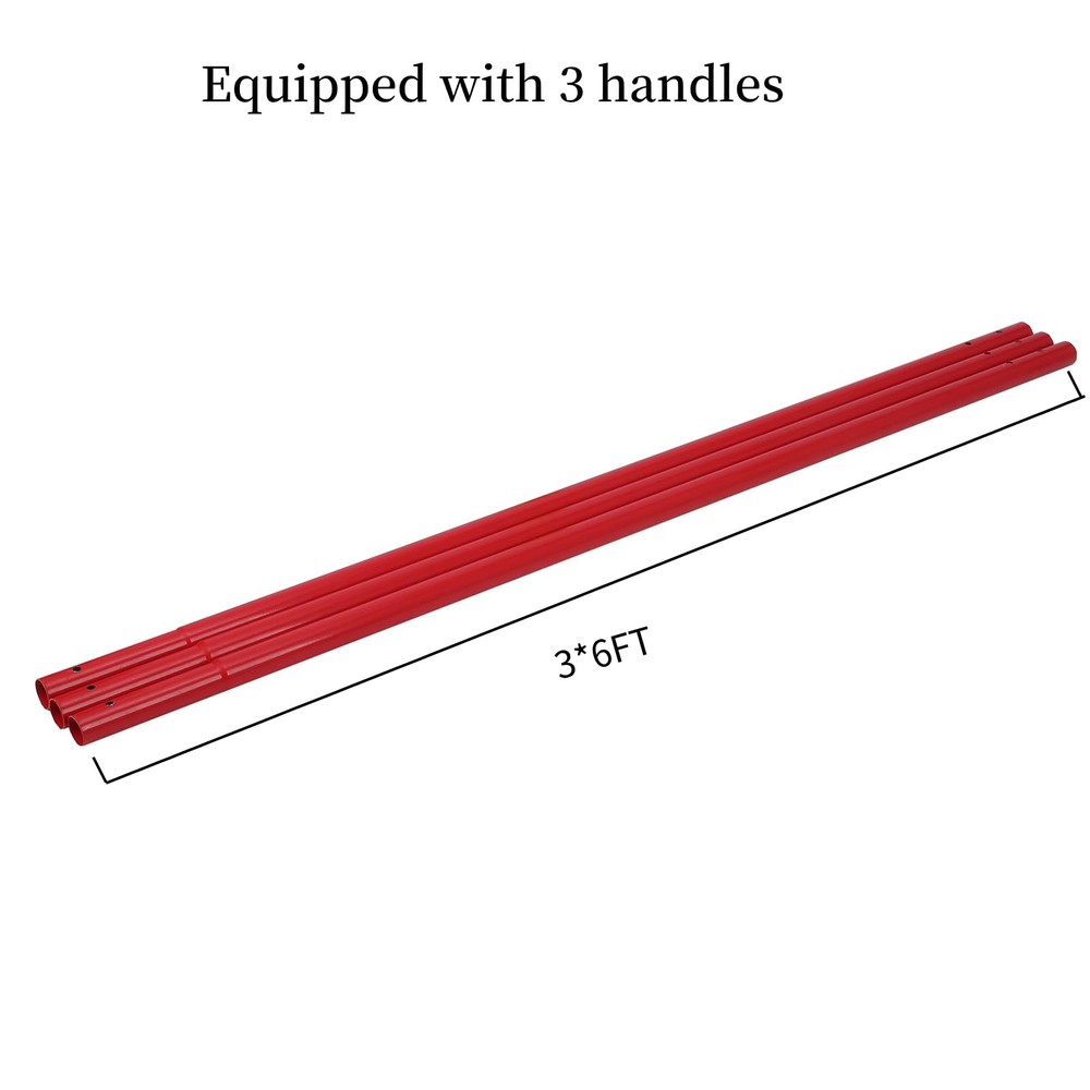 ✨48"x12"Bull Float Concrete Tool Trowel Float Finishing Tool Kit,3 Handle Bracke