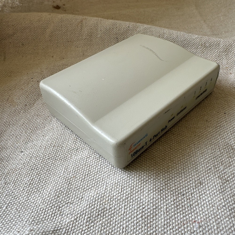 Hawking PN400TP Ethernet 10-Base-T 4-Port Network Hub - Untested