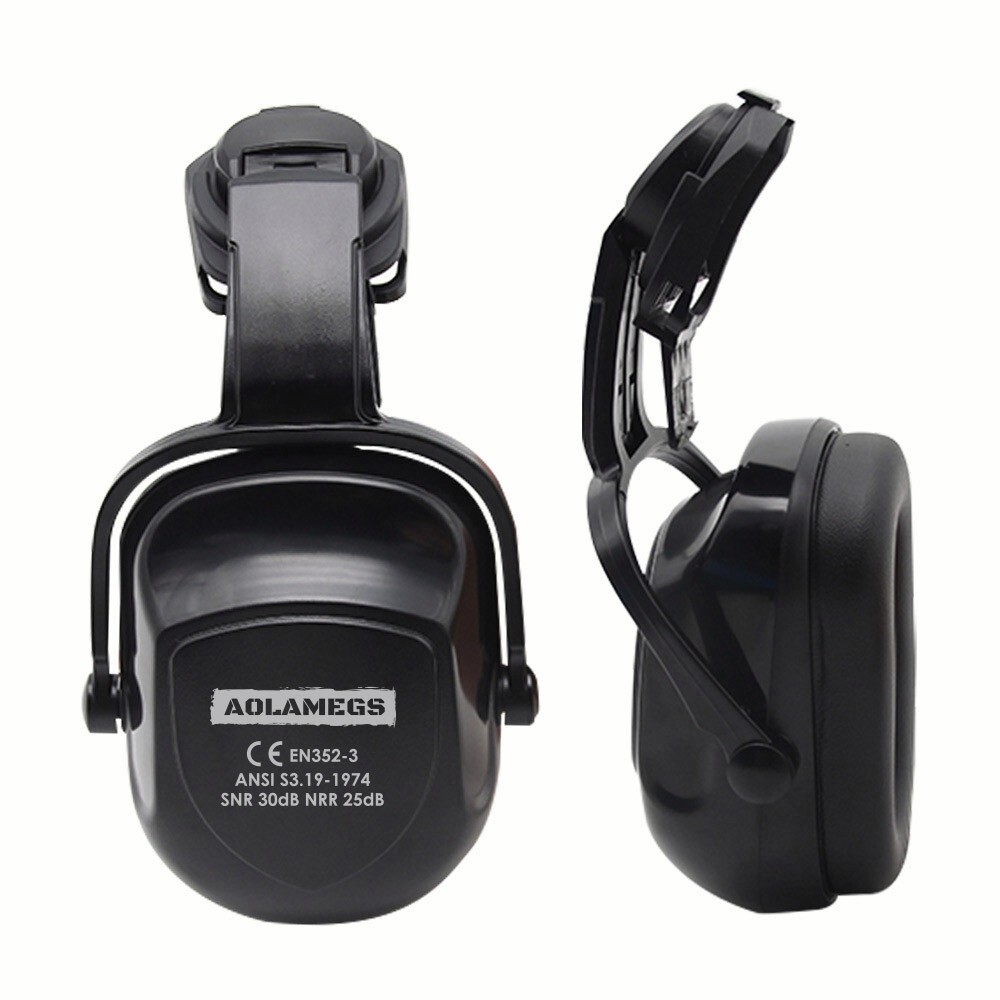 Hard Hat Ear Muffs for Aolamegs Safety Helmet Protective Earmuffs
