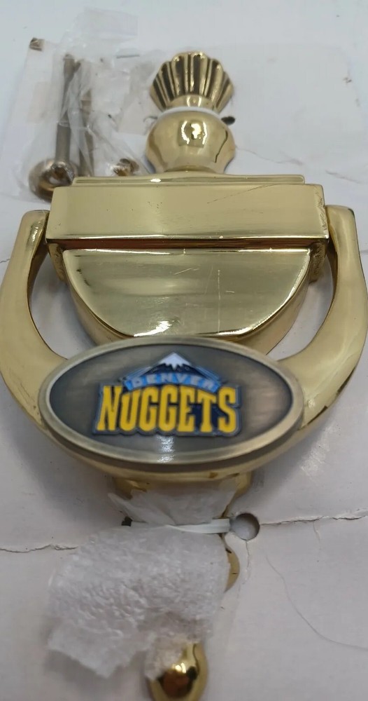 New Denver Nuggets Solid Brass Door Knocker 7"