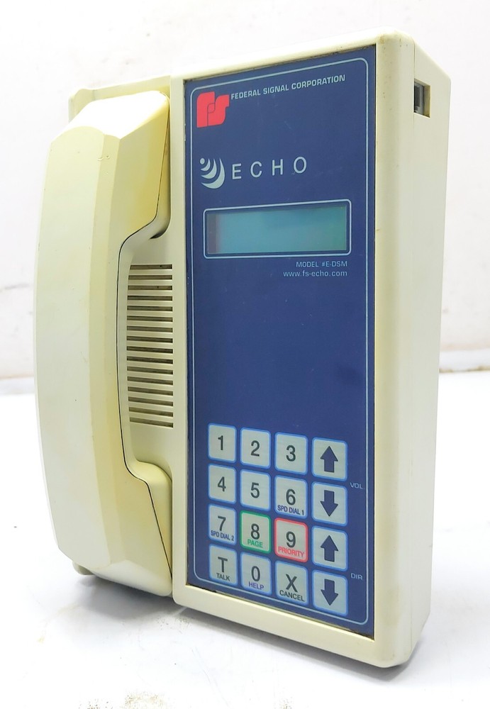 Federal Signal Corporation ECHO Wall Mount Intercom Stations E-DSM