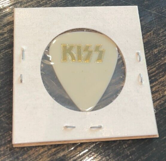 KISS PAUL STANLEY stage used 1987 88 CRAZY NIGHTS concert tour guitar pick RARE