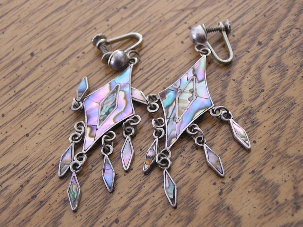 Vintage Silver Earrings Nice