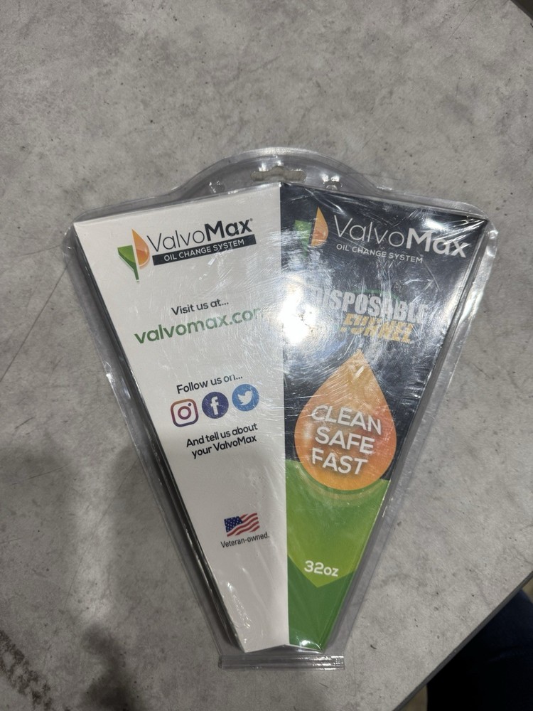 Valvo Max Disposable Funnel 32oz Disposable Funnel 12 Pack