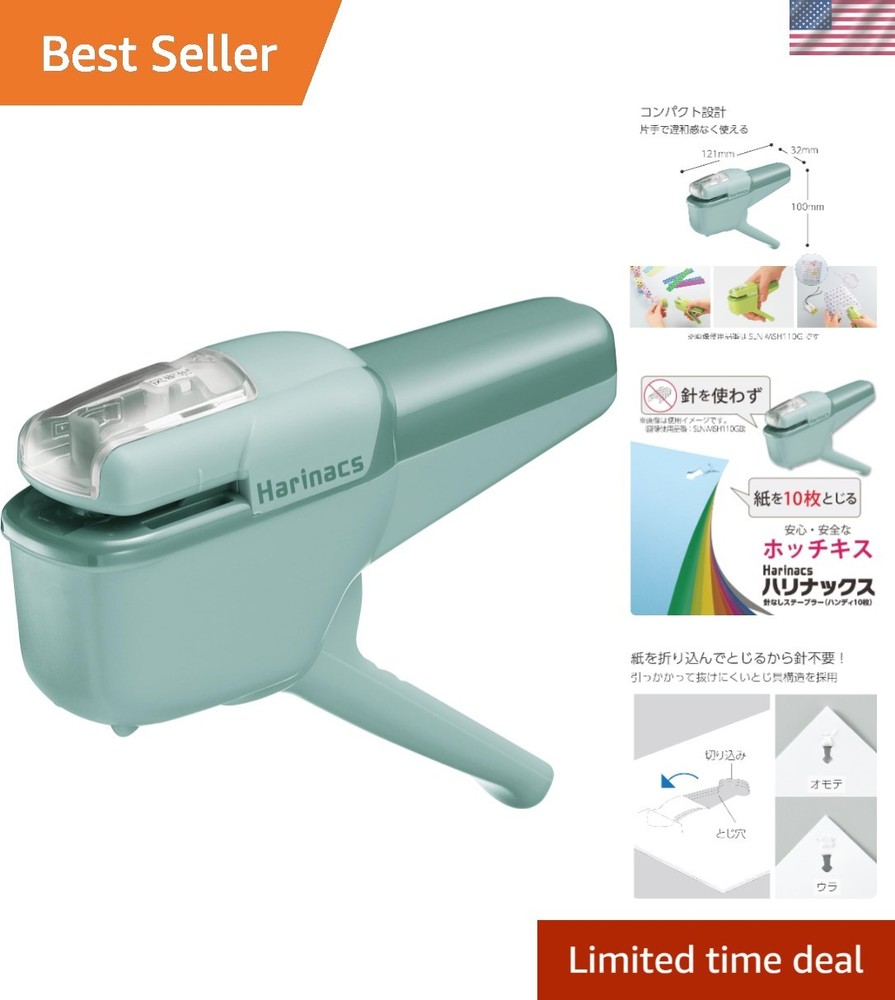 Durable Metal Stapleless Stapler – Smart Closure for Neat Binding Solutions