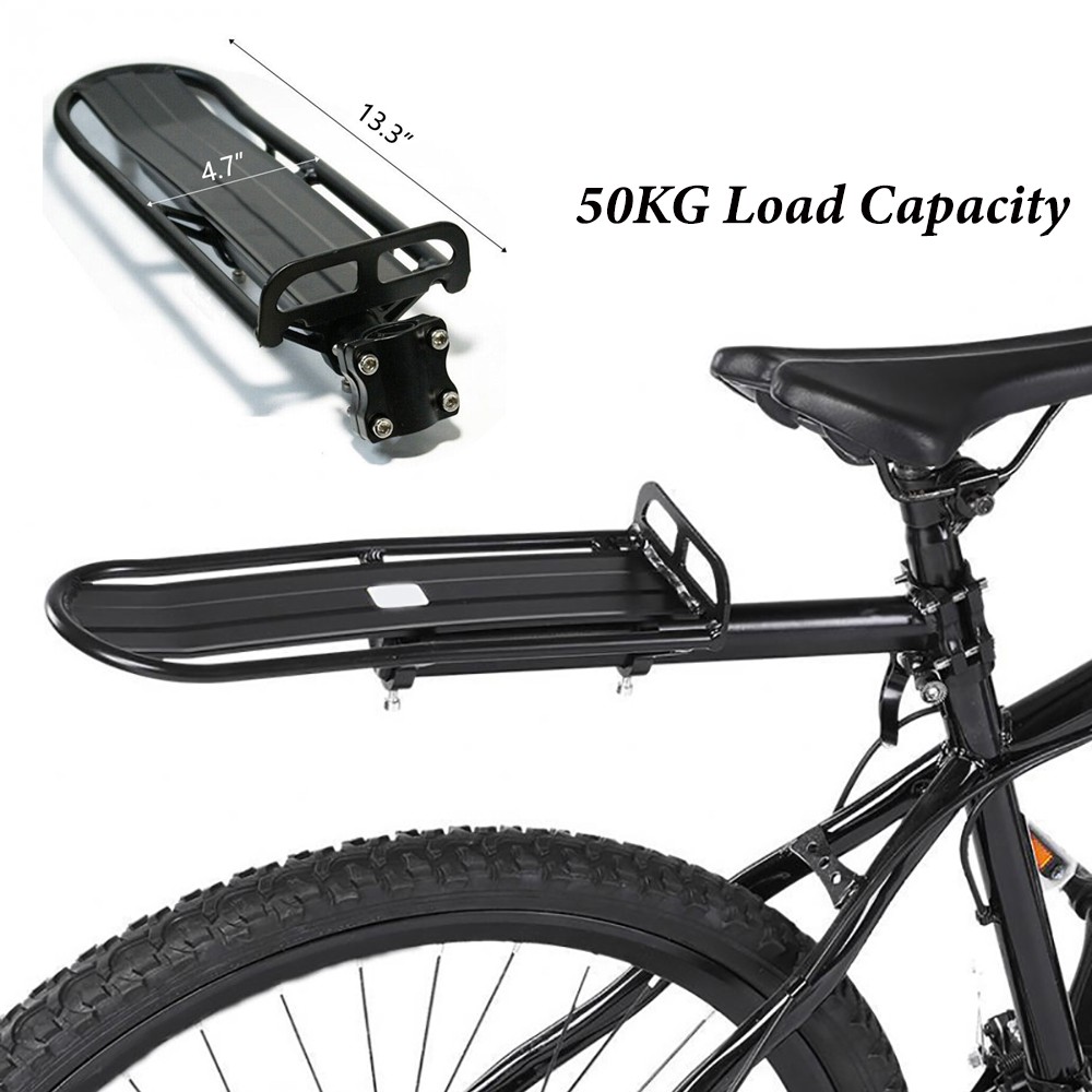 Bike Rear Carrier Rack Mountain Road Bicycle Bracket Cycle Luggage Cargo Holder