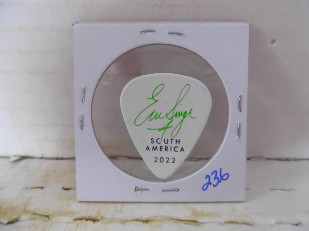 KISS "ERIC SINGER" 2022 GUITAR PICK~READ DESCRIPTION #13~17