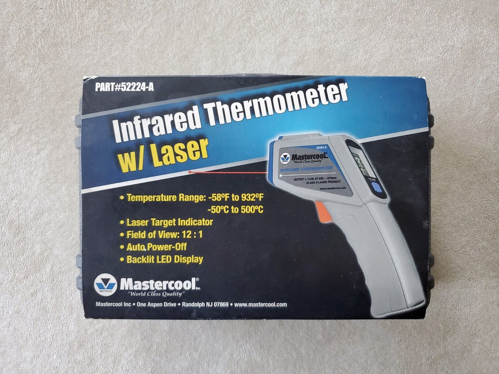 Mastercool 52224A Digital Laser Thermometer