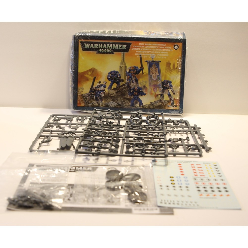 Warhammer 40K Space Marines Command Squad First Born "48-17" .Open Box (A1)