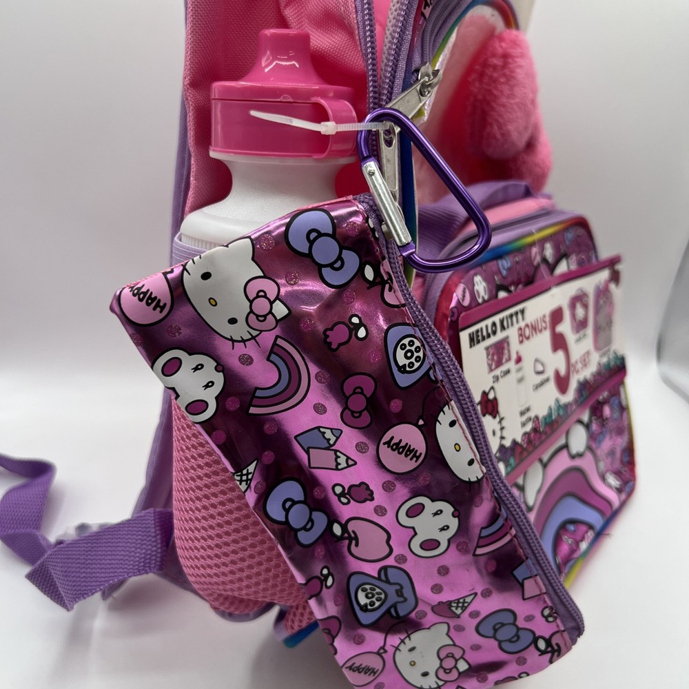Hello Kitty Backpack 5 PC Set
