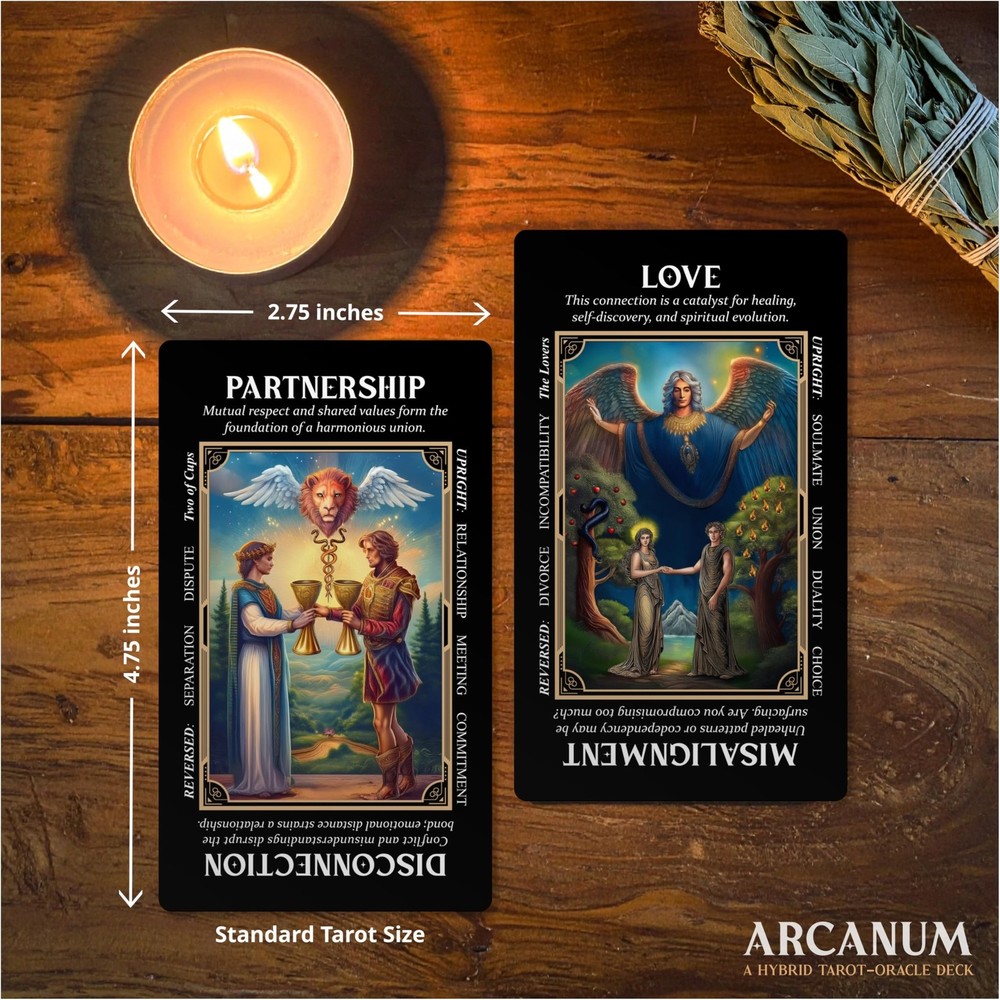 Arcanum: A Hybrid Tarot-Oracle Deck with Expanded Keywords by River Aether - ...