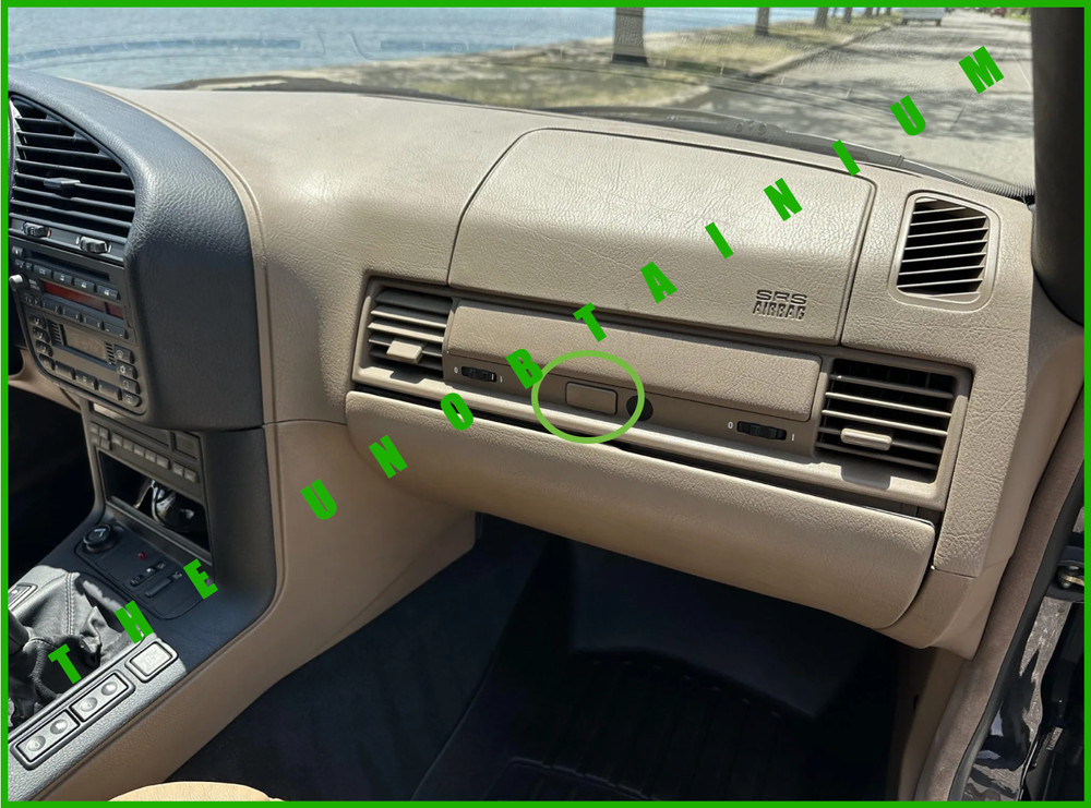 FITS/FOR BMW E36-E39 GLOVEBOX BUTTON PART #51168170672