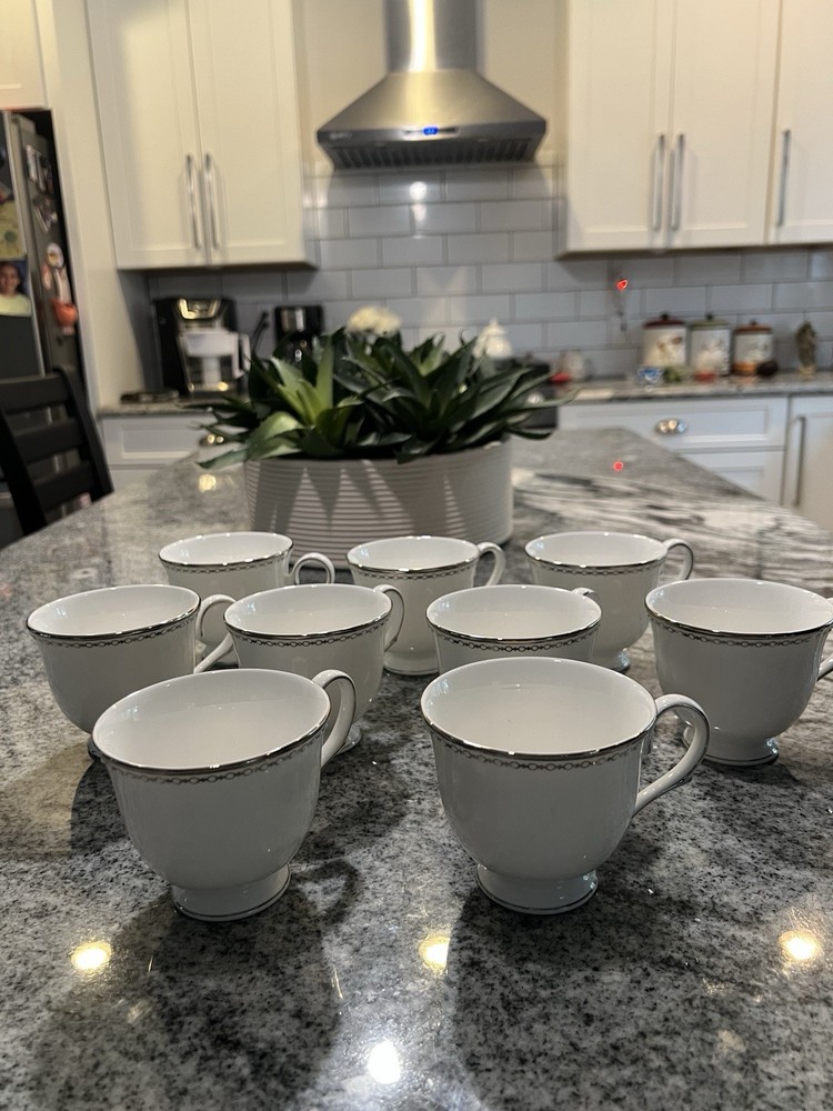Lenox Pearl Platinum Tea/Coffe Cups