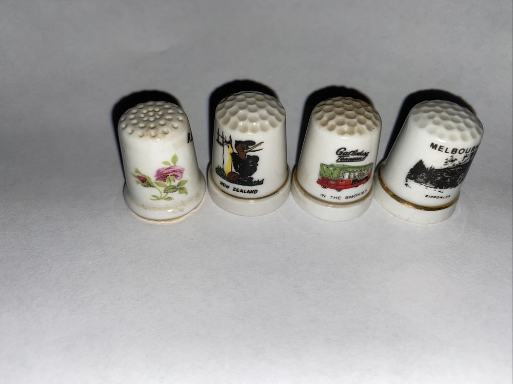 vintage thimbles lot