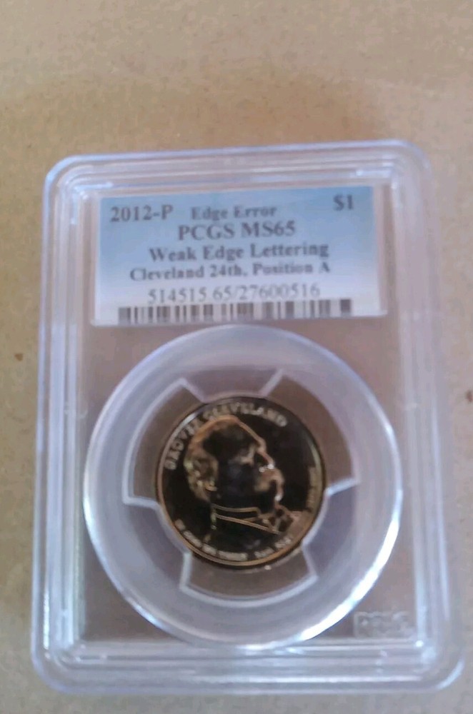 2012-P Cleveland 24th Weak Edge Lettering Error PCGS MS65 POS B