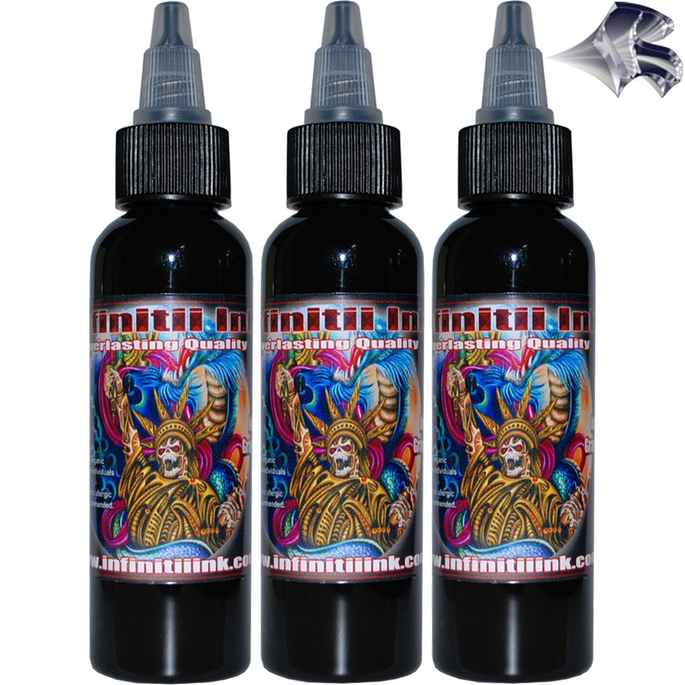 Infinitii 2oz Graywash Tattoo Ink Set