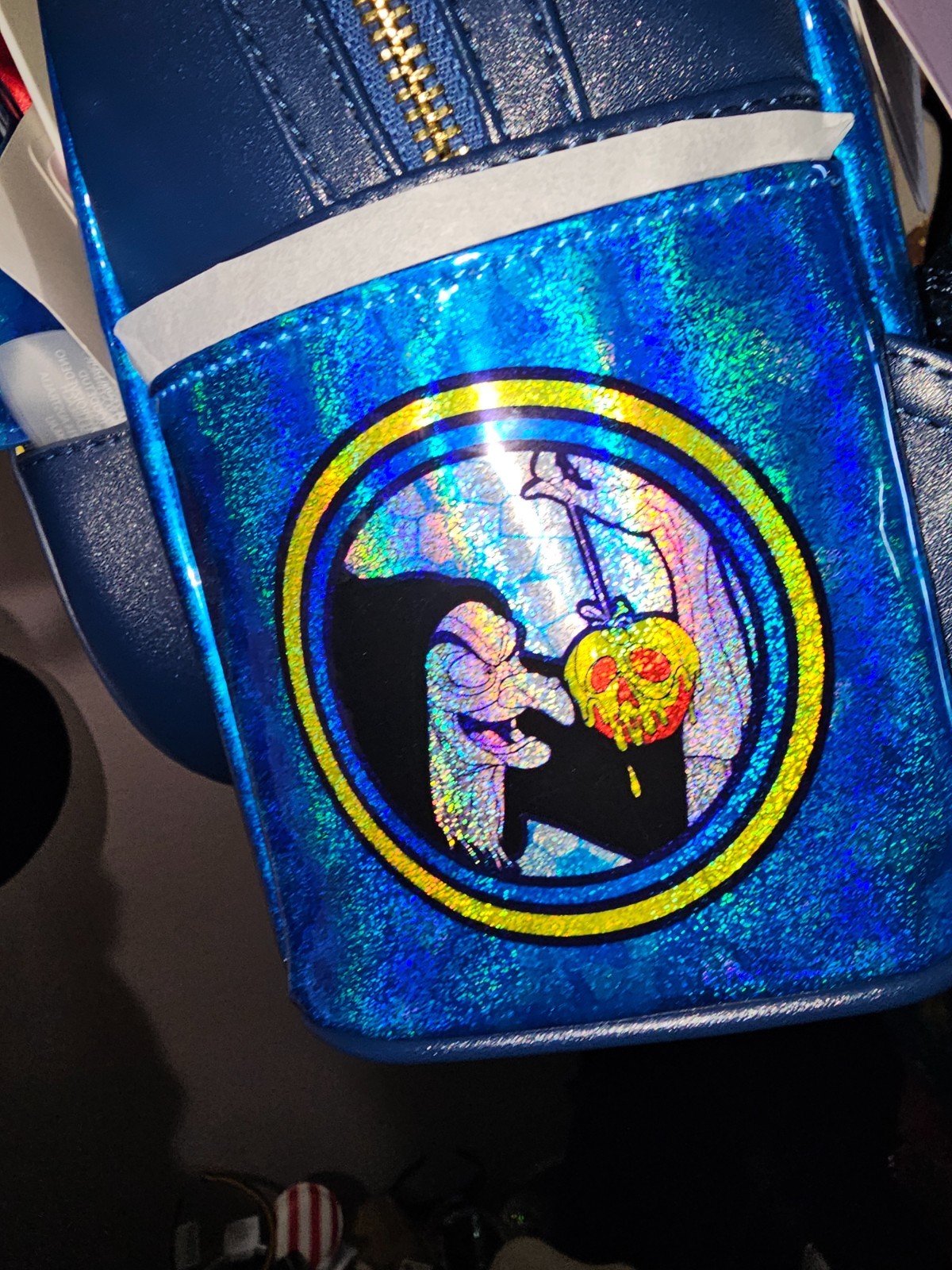 NWT Disney's Snow White Stained Glass Loungefly Mini-backpack & Ears