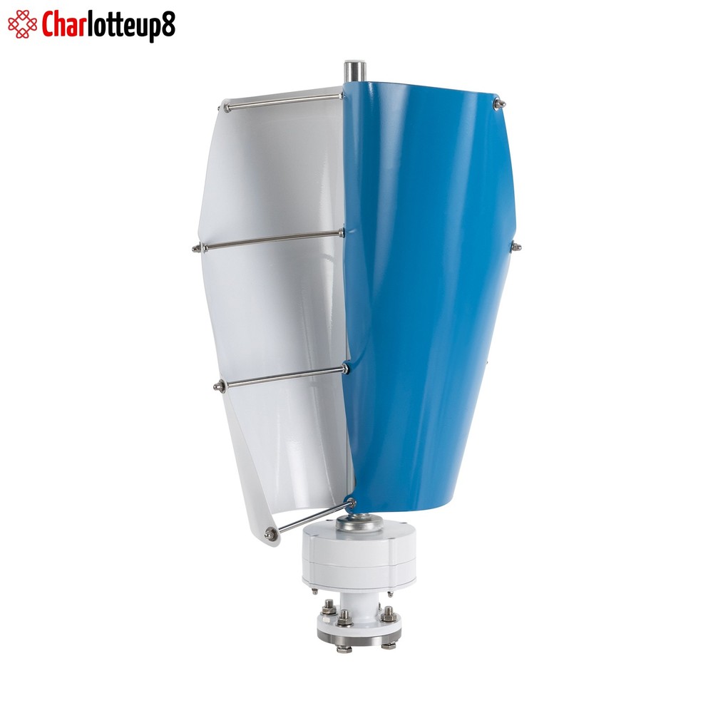 100W Vertical Axis Wind Turbine Generator 12V with Controller Home Windmill Kit